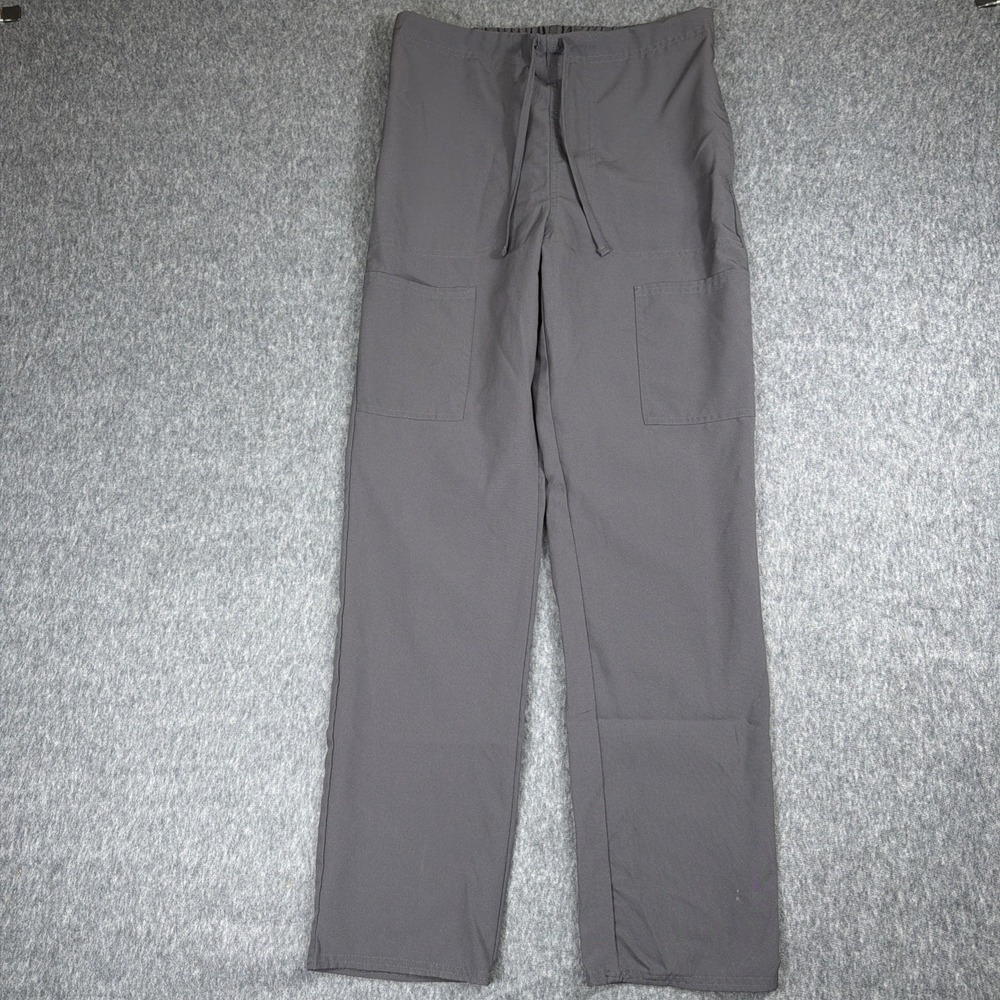 Scrubstar Scrub Pants‎ Unisex Size S Grey Elastic & Draw String 30x30